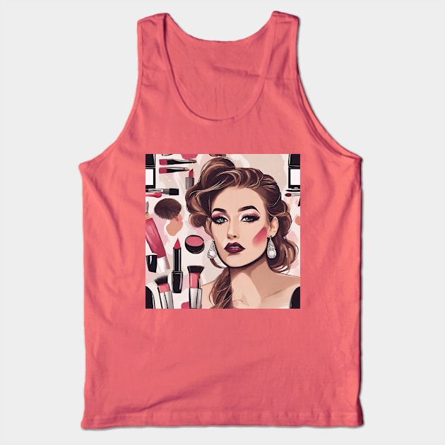 Makeup Artist Tank Top by Kings Court